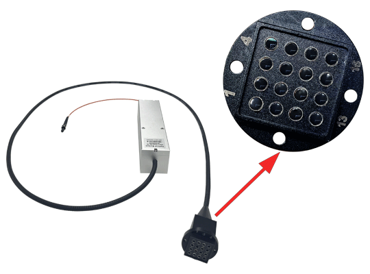 1&times;16 多模光開(kāi)關(guān)（可見(jiàn)光波段，陣列輸出） - 廣西科毅光通信