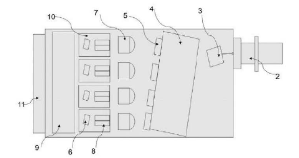 傳統(tǒng)多通道光器件設(shè)計圖 - 廣西科毅光通信