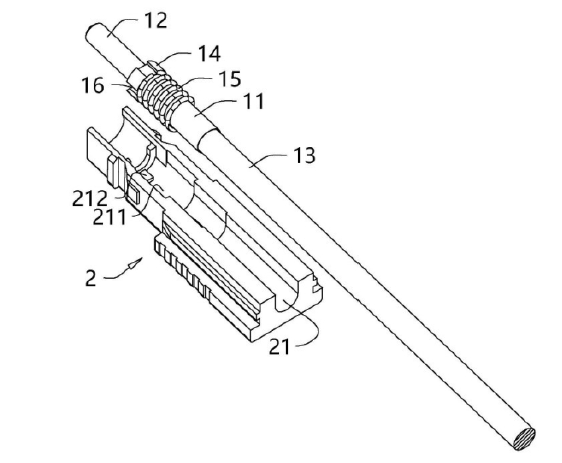 插芯線纜與底座之間的裝配示意圖 - 廣西光通信 插芯線纜與底座之間的裝配示意圖 - 廣西光通信