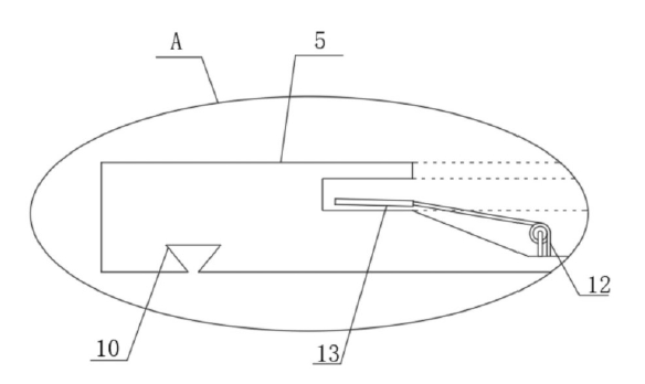 抗干擾保偏型磁光開(kāi)關(guān)底座填充槽結(jié)構(gòu)示意圖 - 廣西科毅光通信