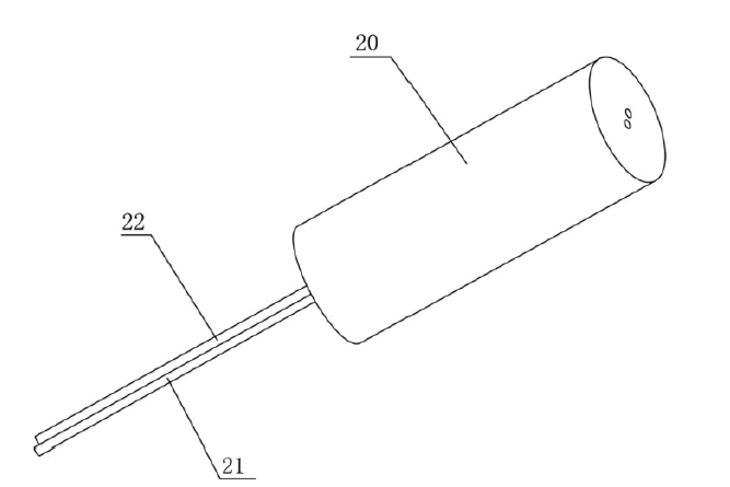 一種反射式保偏光隔離器中光纖毛細(xì)管的示意圖 - 廣西科毅光開(kāi)關(guān)