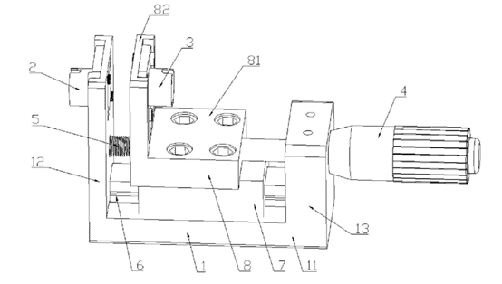 機(jī)械式光衰減器部件裝配圖 機(jī)械式光衰減器部件裝配圖
