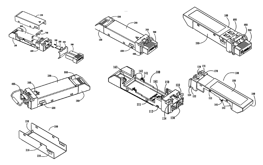 SFP光模塊分解圖 - 廣西科毅光通信