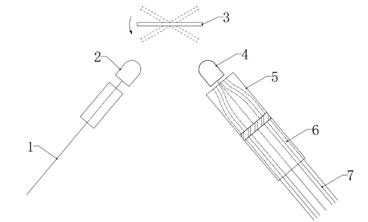 陣列波導(dǎo)式光開關(guān)實施例二兩側(cè)布局結(jié)構(gòu)示意圖 - 廣西科毅光通信 陣列波導(dǎo)式光開關(guān)實施例二兩側(cè)布局結(jié)構(gòu)示意圖 - 廣西科毅光通信