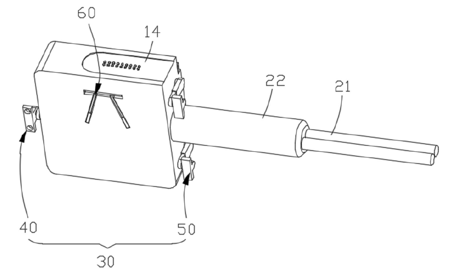 光開關(guān)調(diào)節(jié)組件裝配示意圖 - 廣西科毅光通信